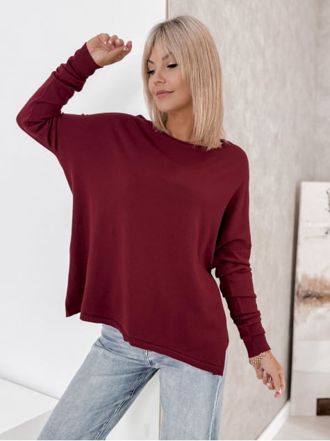 SWETER TROMSO BORDOWY