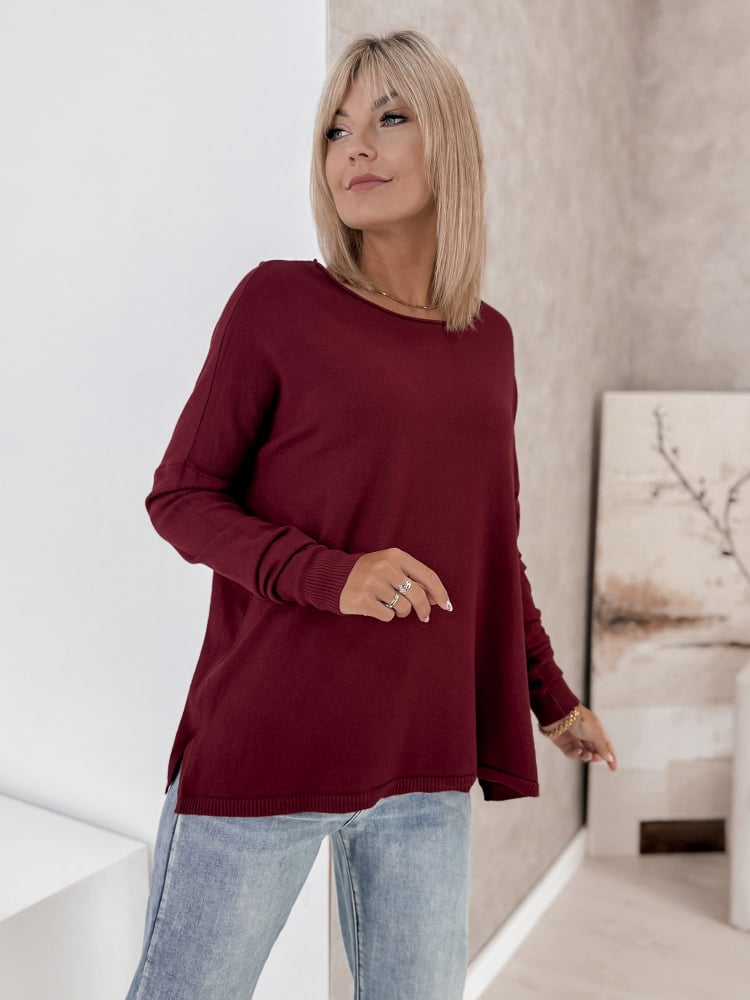 SWETER TROMSO BORDOWY