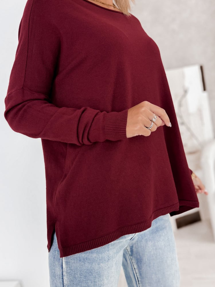 SWETER TROMSO BORDOWY