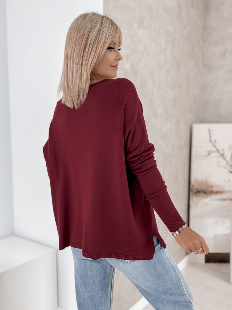 SWETER TROMSO BORDOWY