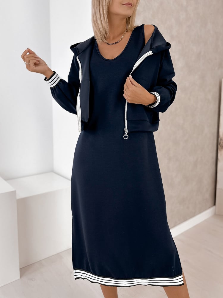 KOMPLET HIKARI GRANATOWY