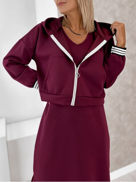 KOMPLET HIKARI BORDOWY