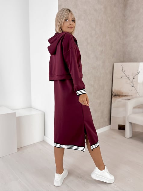 KOMPLET HIKARI BORDOWY