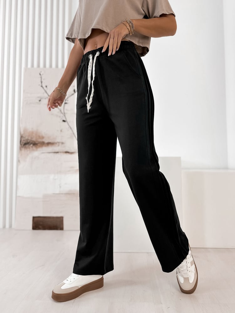 SPODNIE ASKER CZARNE