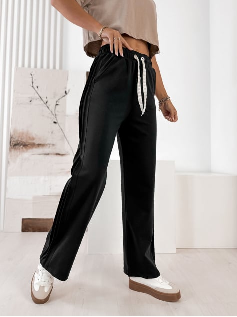 SPODNIE ASKER CZARNE