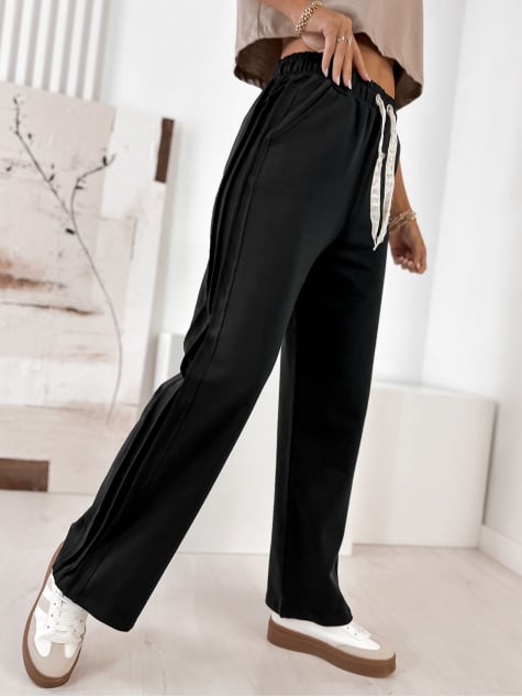 SPODNIE ASKER CZARNE