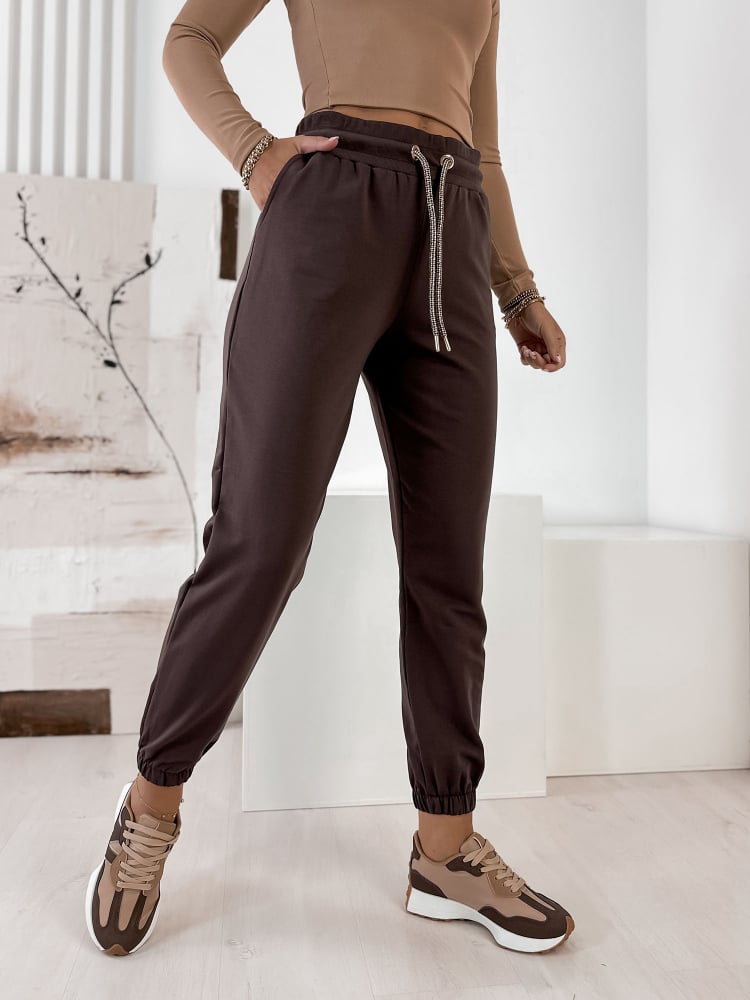 SPODNIE SKADI BRĄZOWE