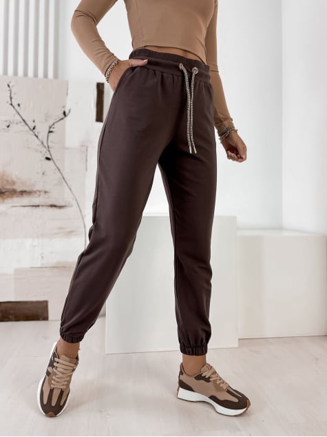 SPODNIE SKADI BRĄZOWE