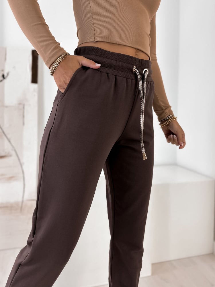 SPODNIE SKADI BRĄZOWE