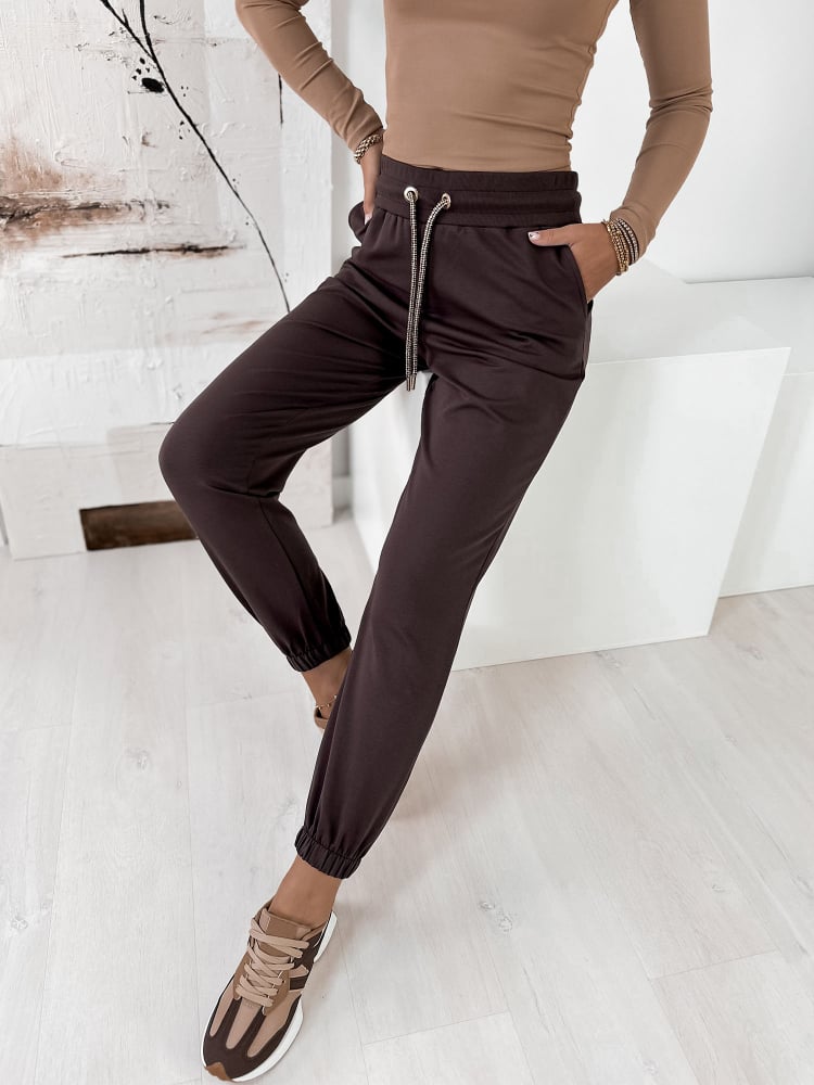 SPODNIE SKADI BRĄZOWE