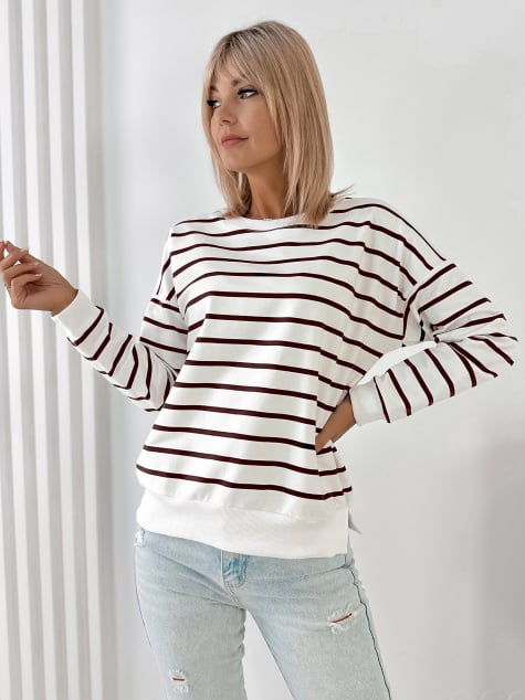 BLUZA ALESUND CIEMNOBRĄZOWA