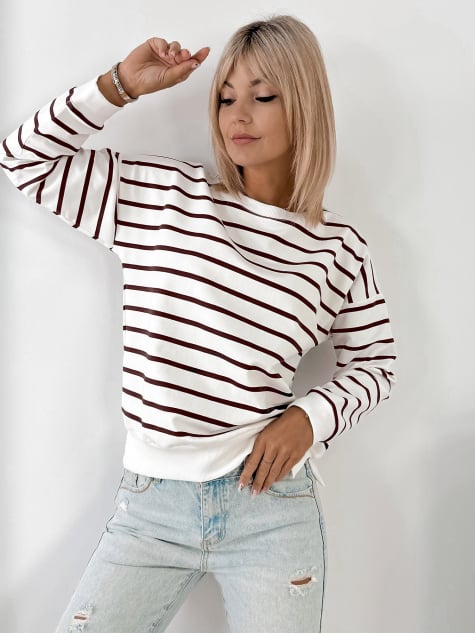 BLUZA ALESUND CIEMNOBRĄZOWA