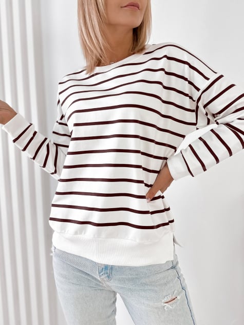 BLUZA ALESUND CIEMNOBRĄZOWA