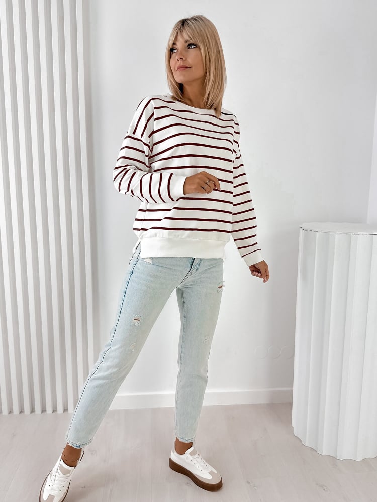 BLUZA ALESUND CIEMNOBRĄZOWA