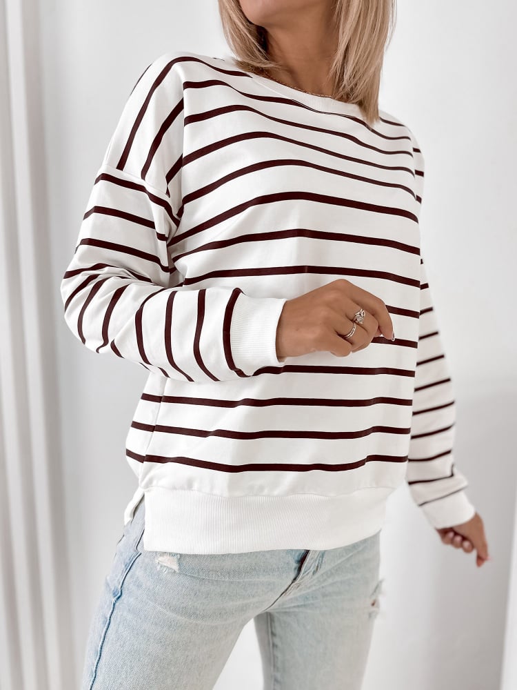 BLUZA ALESUND CIEMNOBRĄZOWA