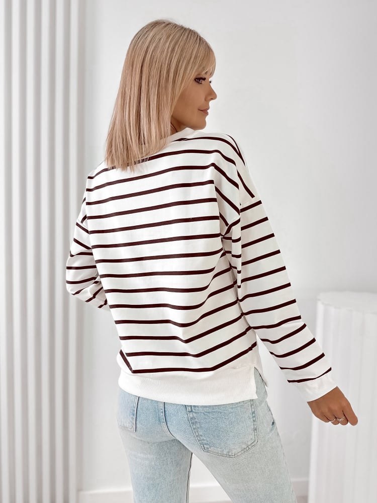 BLUZA ALESUND CIEMNOBRĄZOWA