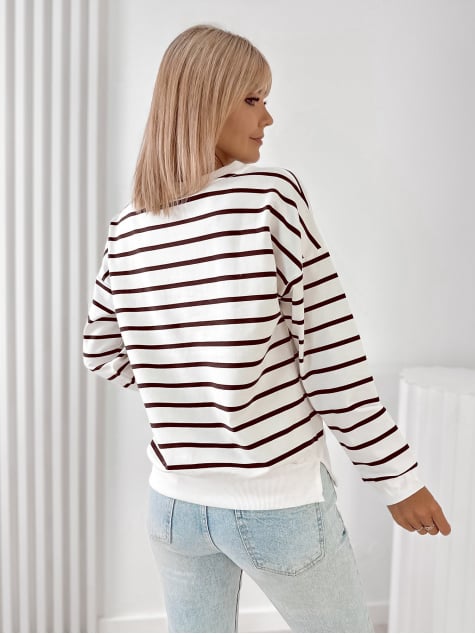 BLUZA ALESUND CIEMNOBRĄZOWA