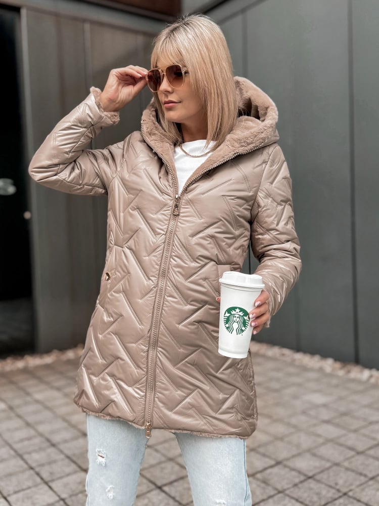 KURTKA REYKJA CIEMNOBEŻOWA