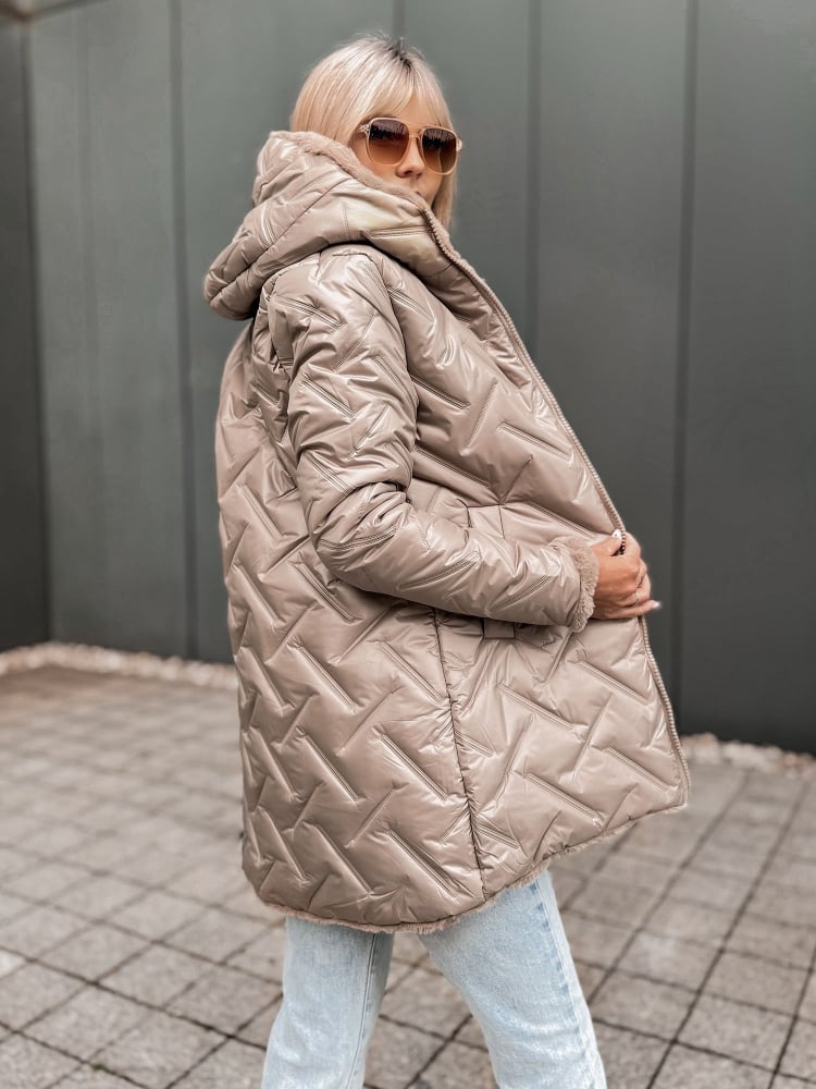 KURTKA REYKJA CIEMNOBEŻOWA