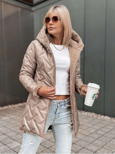 KURTKA REYKJA CIEMNOBEŻOWA