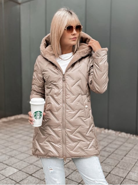 KURTKA REYKJA CIEMNOBEŻOWA