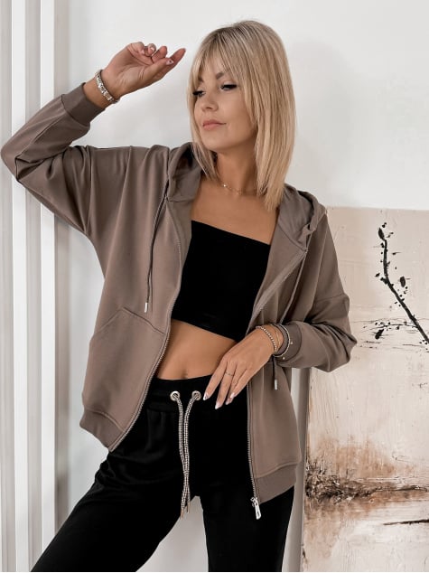 BLUZA RUNE BRĄZOWA