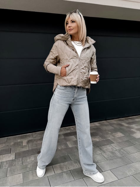 KURTKA CRYSTAL CIEMNOBEŻOWA