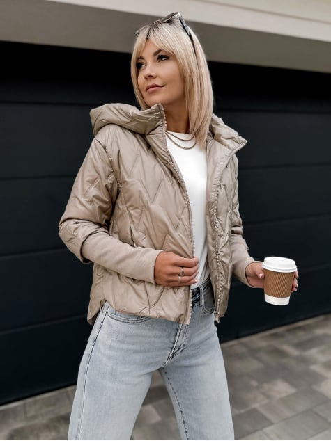 KURTKA CRYSTAL CIEMNOBEŻOWA