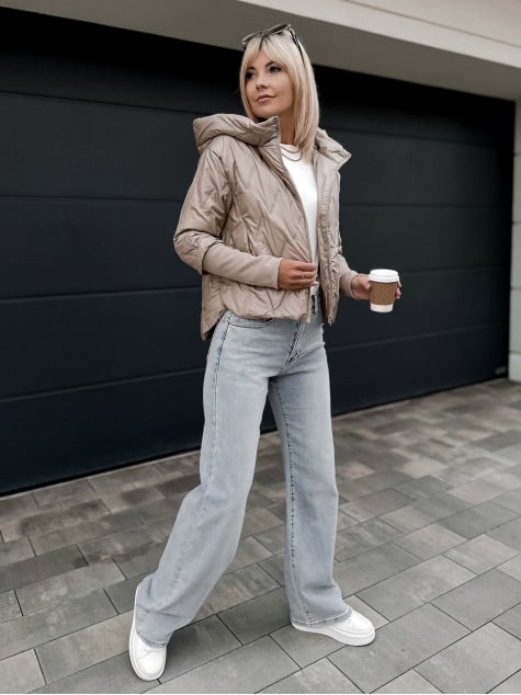 KURTKA CRYSTAL CIEMNOBEŻOWA