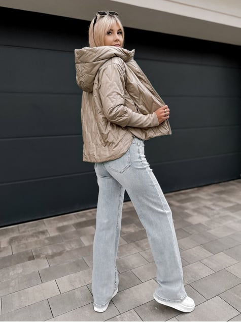 KURTKA CRYSTAL CIEMNOBEŻOWA