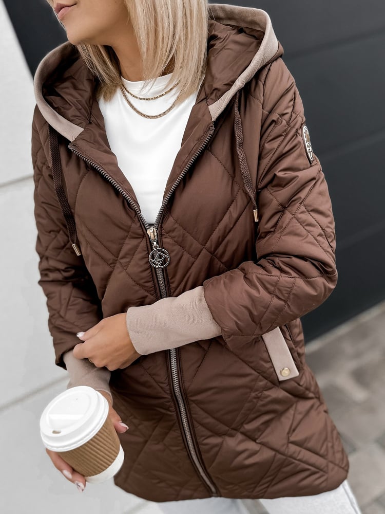 KURTKA POLARIS BRĄZOWA