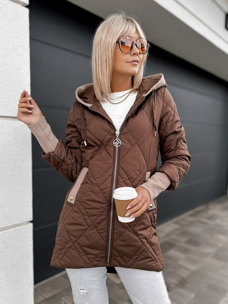 KURTKA POLARIS BRĄZOWA