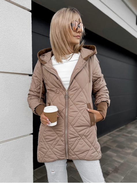 KURTKA POLARIS CIEMNOBEŻOWA