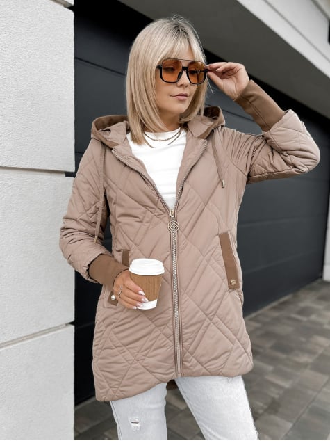 KURTKA POLARIS CIEMNOBEŻOWA