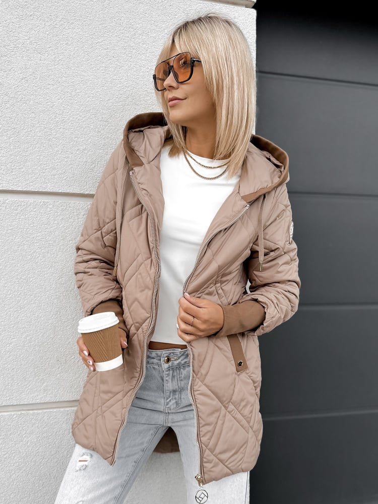 KURTKA POLARIS CIEMNOBEŻOWA