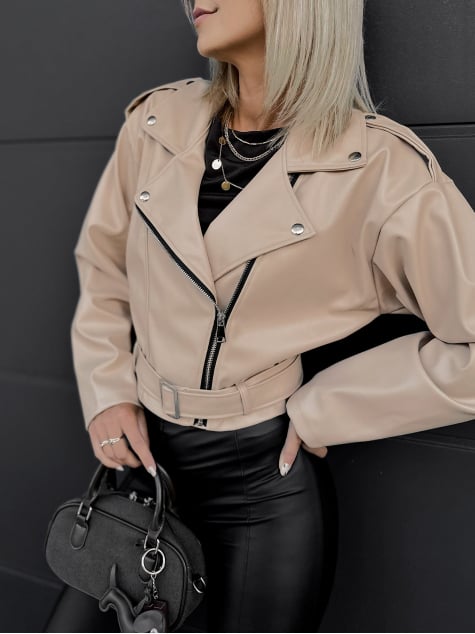 KURTKA OBSIDIAN BEŻOWA