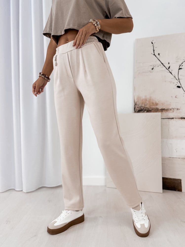 SPODNIE TORQ BEŻOWE