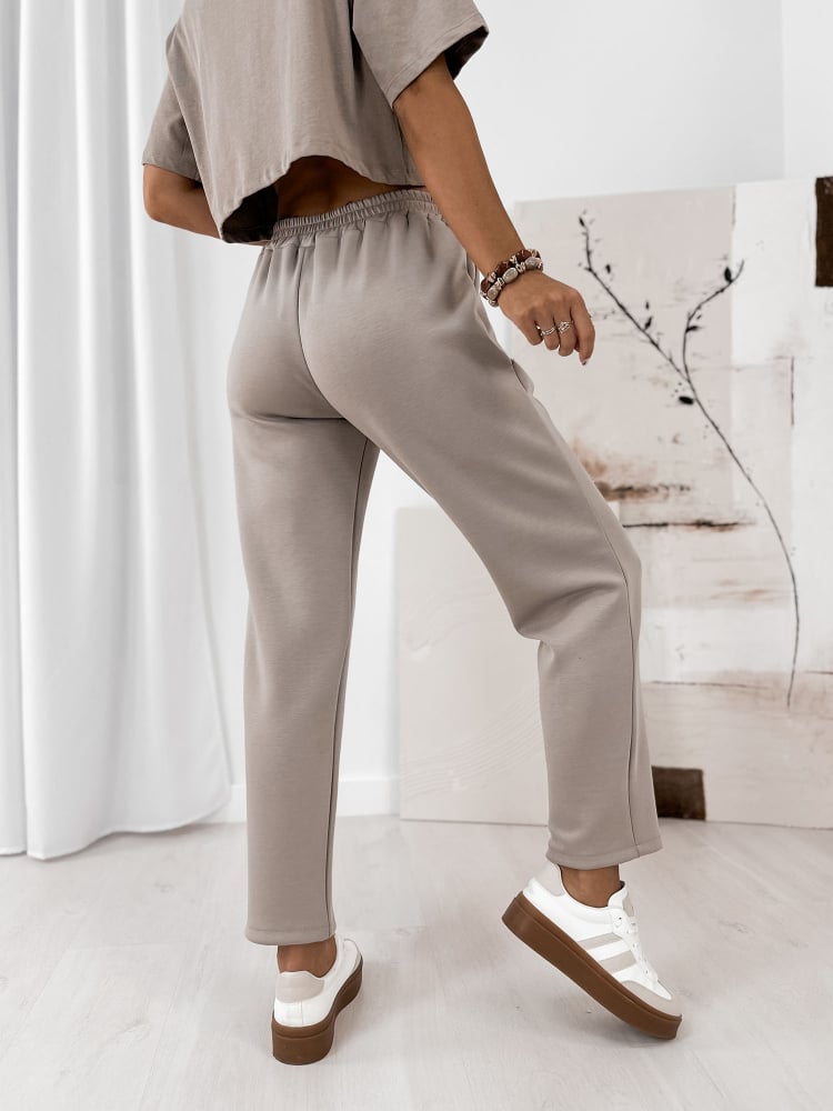 SPODNIE TORQ CIEMNOBEŻOWE