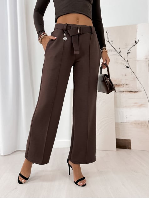 SPODNIE VELOX BRĄZOWE