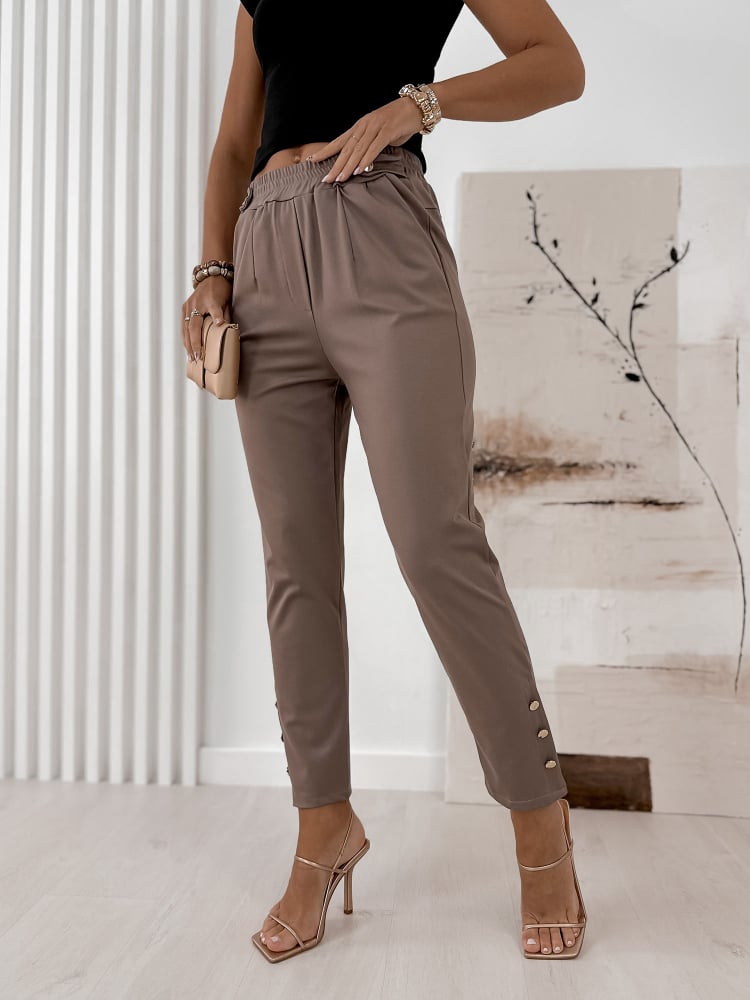 SPODNIE GRACIELLE CIEMNOBEŻOWE