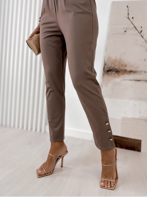 SPODNIE GRACIELLE CIEMNOBEŻOWE