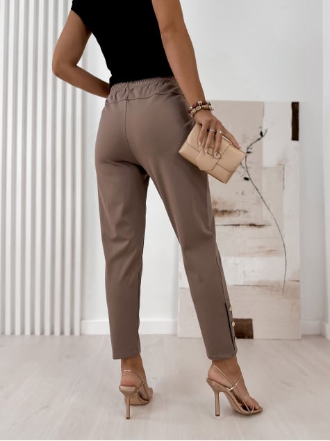 SPODNIE GRACIELLE CIEMNOBEŻOWE