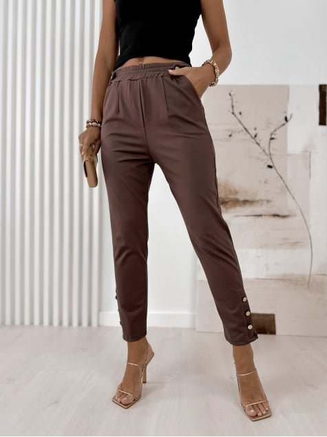 SPODNIE GRACIELLE BRĄZOWE