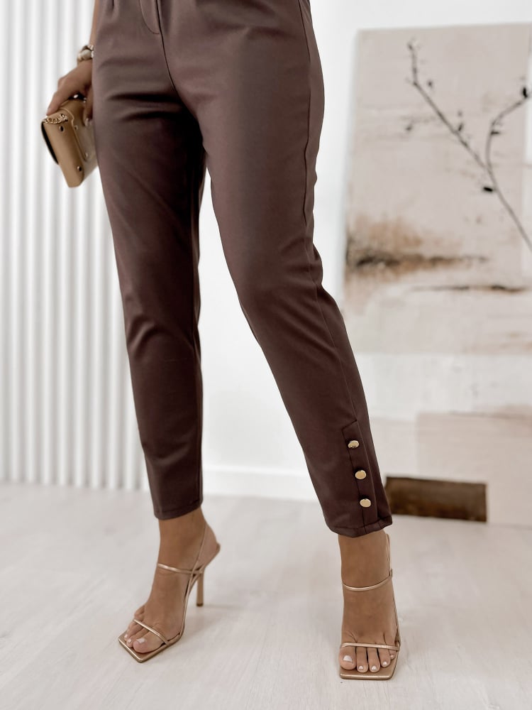 SPODNIE GRACIELLE BRĄZOWE