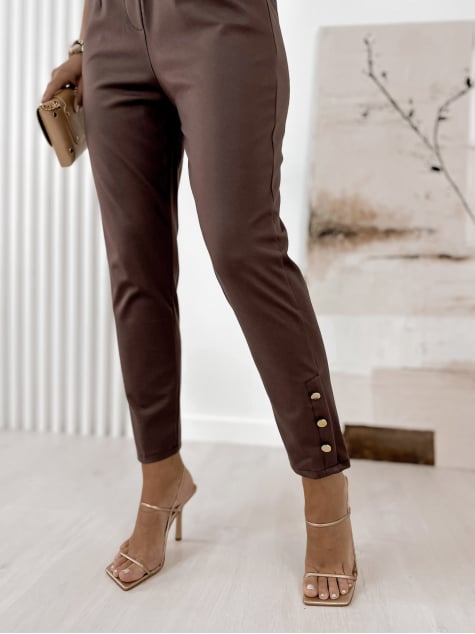 SPODNIE GRACIELLE BRĄZOWE