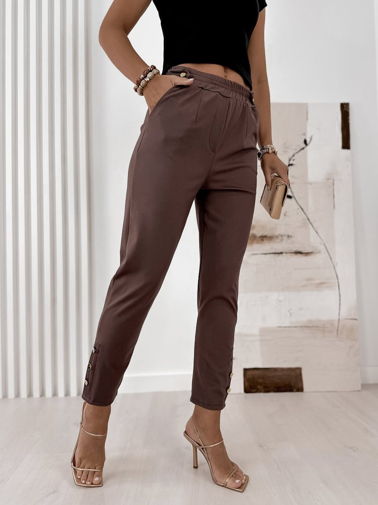 SPODNIE GRACIELLE BRĄZOWE