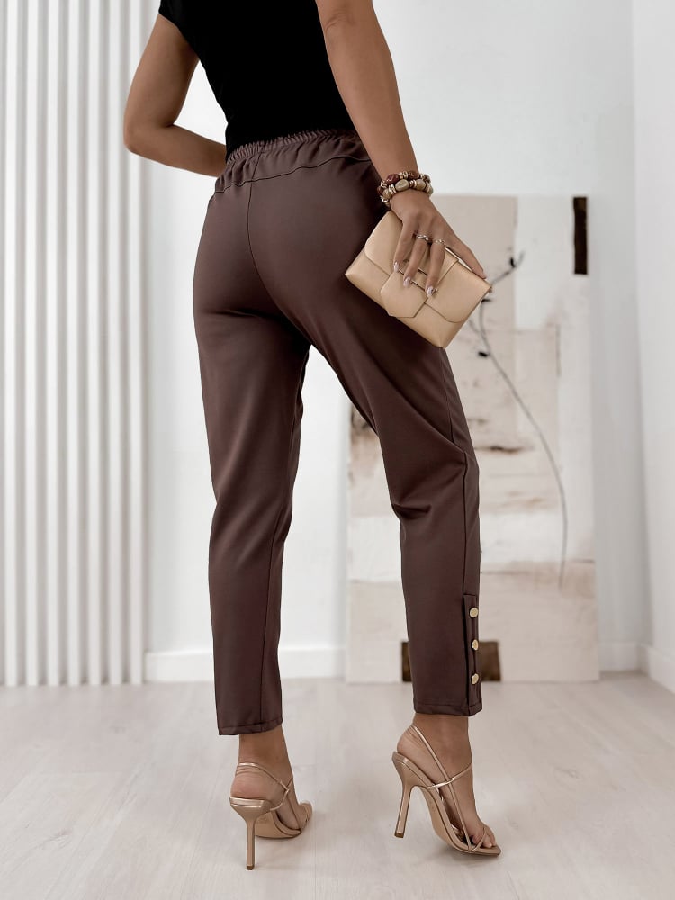 SPODNIE GRACIELLE BRĄZOWE