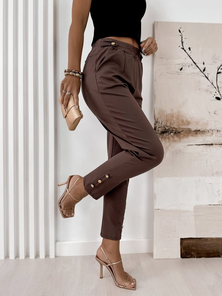 SPODNIE GRACIELLE BRĄZOWE