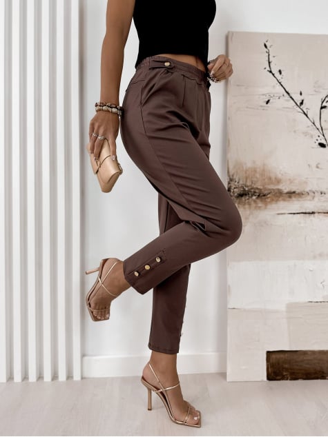 SPODNIE GRACIELLE BRĄZOWE