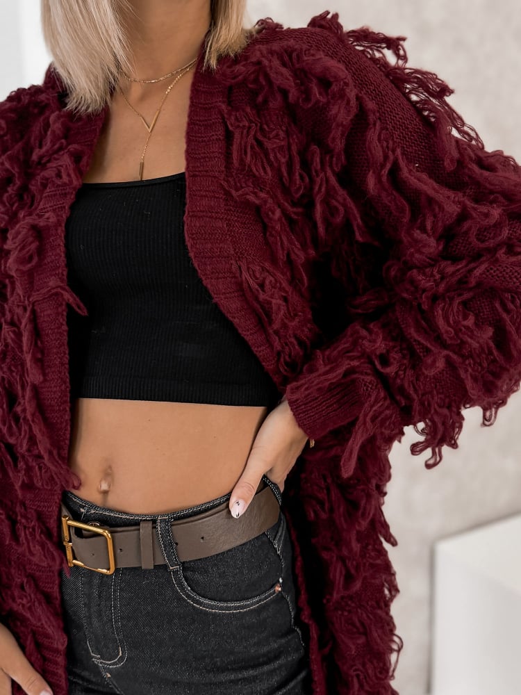 KARDIGAN RAVISSE BORDOWY